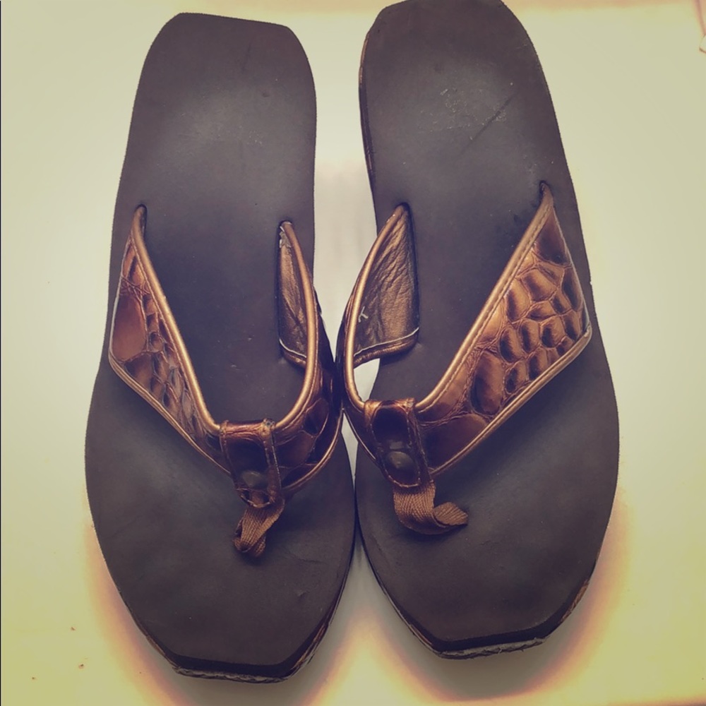 Corkys  wedge flip-flops